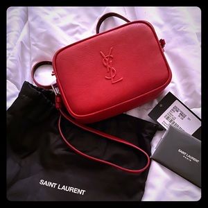 Saint Laurent Red belt bag. NWT